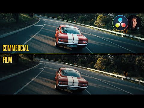 Cars - Commercial vs. Film Grading | DaVinci Resolve 17 Tutorial