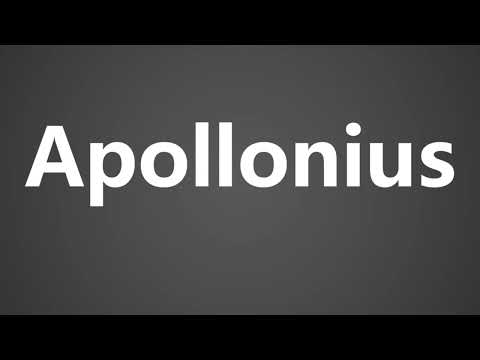 How To Pronounce Apollonius