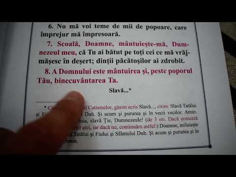 Vrei sa citesti din Psaltire? Iata cum se citeste: