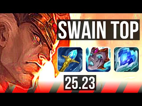 SWAIN vs JAX (TOP) | 8 solo kills, 800+ games | EUW Master | 25.23