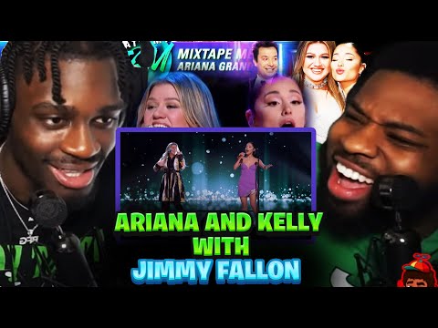 BabantheKidd FIRST TIME reacting to Mixtape Medley with Ariana Grande & Kelly Clarkson! Jimmy Fallon