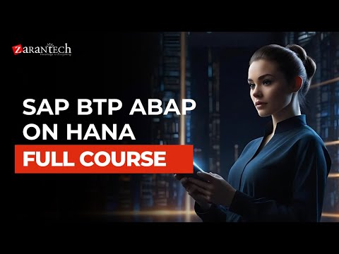 SAP BTP ABAP on HANA Full Course ZaranTech