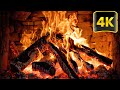 Extremely Relaxing Fireplace with Crackling Fire Sounds 🔥 Fireplace 4K UHD 3 Hours & Burning Logs