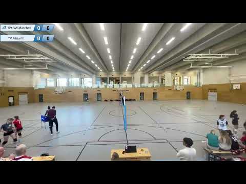 Volleyball RLSO 2024/25 SV SW München vs. TV Altdorf D2