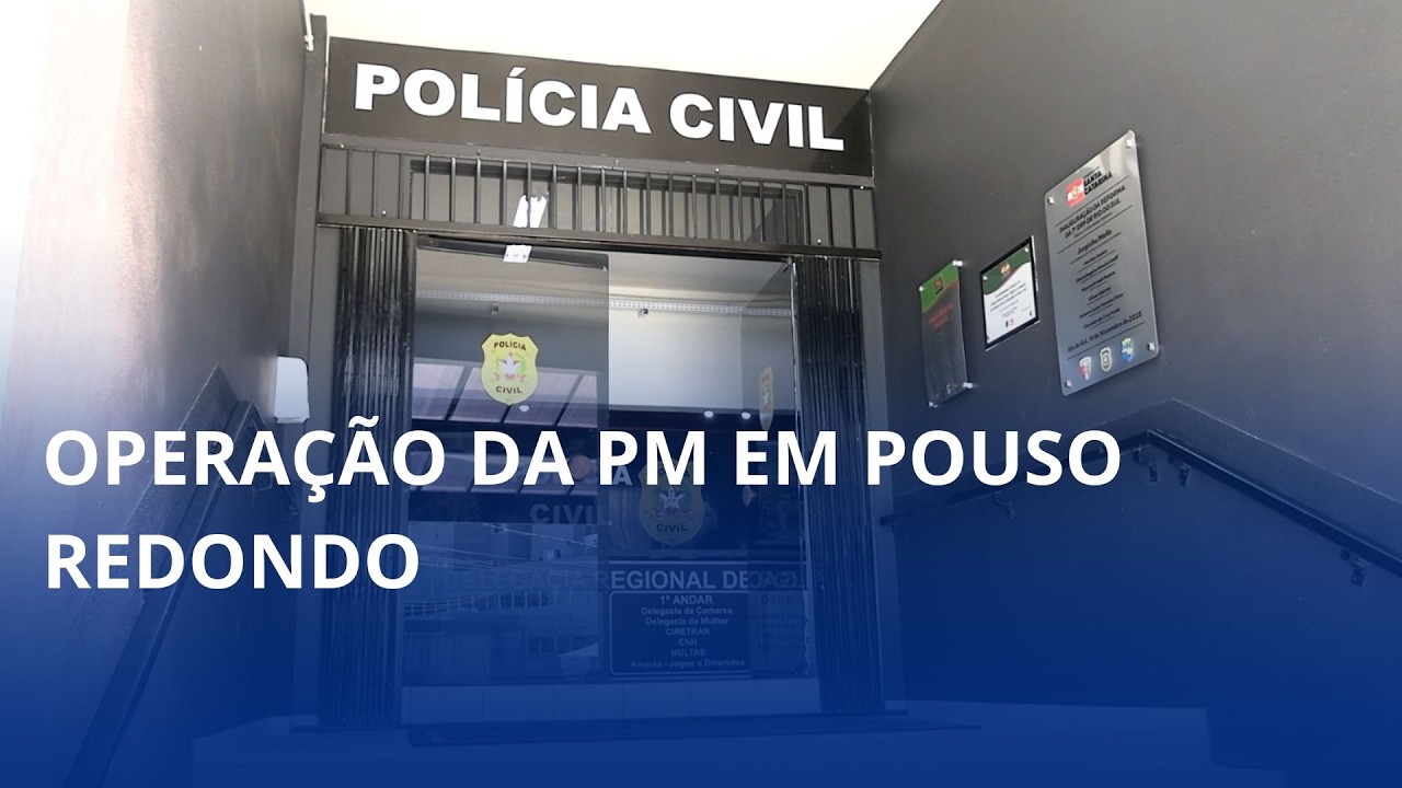 Confronto durante operação da PM deixa policial ferido em Pouso Redondo