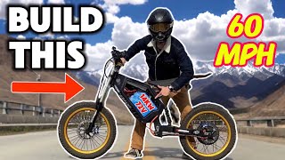 14,000watt Super E-bike Build 72v!(Step By Step)