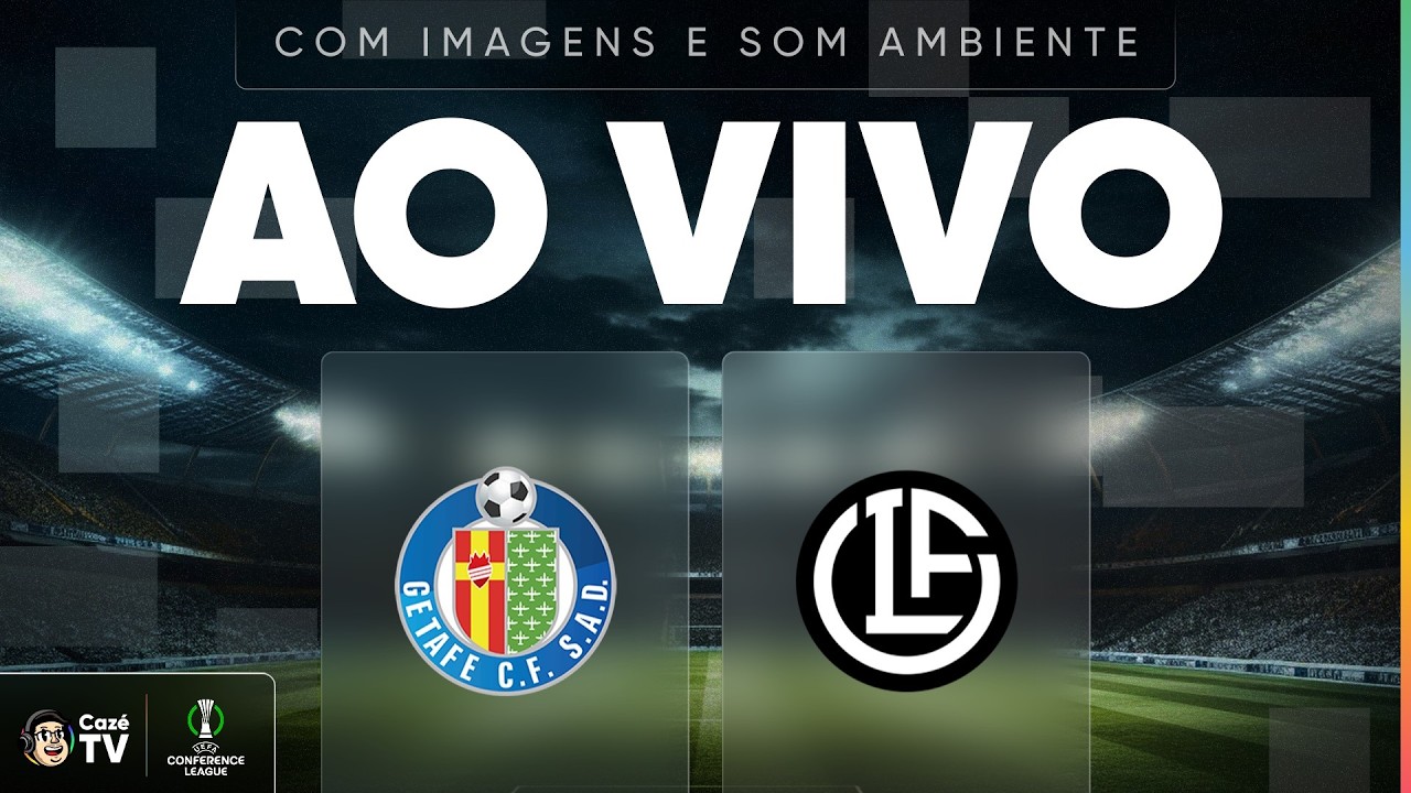 JOGO COMPLETO (SOM AMBIENTE): GETAFE X LUGANO | CONFERENCE LEAGUE 26/27 | 2ª RODADA