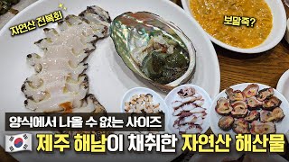 노량진에서 수십만원하는 싱싱한 자연산 전복을 제주에서 더 저렴하게 맛볼 수 있다?[EN]ㅣ제주 일통이반