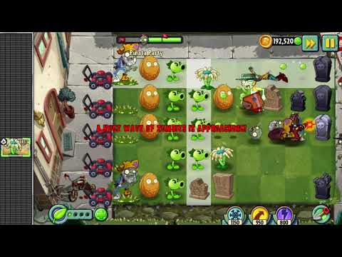 Plants vs Zombies 2 gameplay - Piñata Party - 11th October 2021