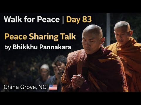 Walk for Peace Day 83 – at China Grove Community Memorial Building & Parks in China Grove, NC 🇺🇸 USA