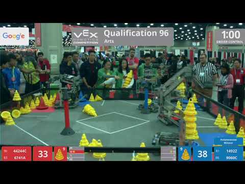 2018 VRC Arts Q96 - 44244C 6741A vs 1492Z 9060C - 64 to 91