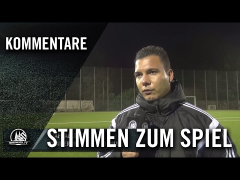 R. Wolf (Tr. Poll II),M. Bengsch (Tr. Vingst U19),D. Mittenzwei (Vingst U19)-Stimmen | RHEINKICK.TV