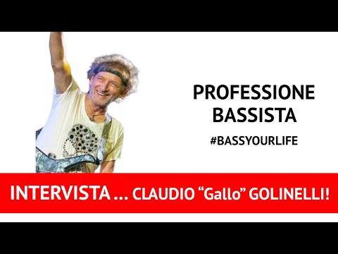 Intervista a Claudio "Gallo" Golinelli (Parte 1) - Lezioni di Basso Elettrico