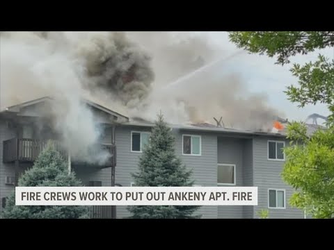 No one injured in Ankeny apartment fire Tuesday afternoon