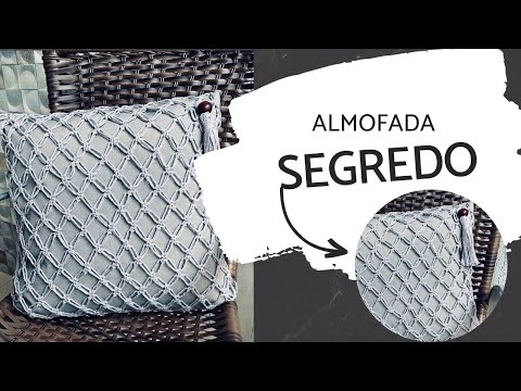 PONTO SEGREDO Almofada decorada - uma inspiração para decoração