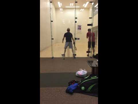 John Goth, Sudsy Monchik and Jake Bredenbeck racquetball