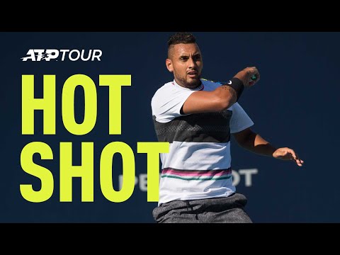 Теннис Hot Shot: Kyrgios Breaks Out The Tweener At Miami 2019