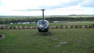 preview picture of video 'Helicopter taking off at goosedale car show Nottingham may 2011'
