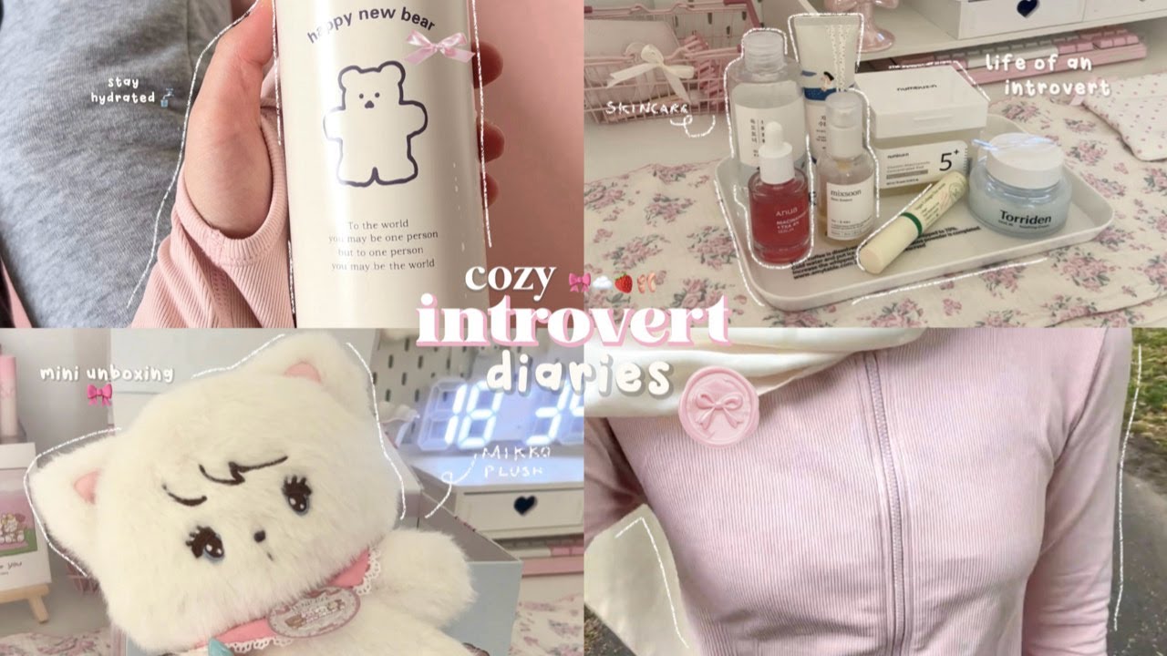 life of an introvert 𐙚₊˚ aesthetic diaries🎀 unboxing | skincare | makeup | cozy routine