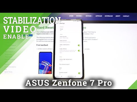 How to Use Optical Image Stabilization in ASUS Zenfone 7 Pro - Activate Image Stabilization Feature