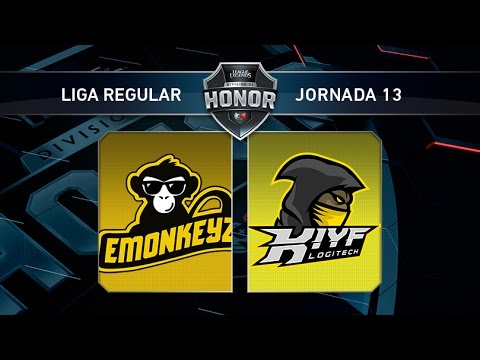 Kiyf Logitech vs eMonkeyz Club - #LoLHonor13 - Mapa 2 - Jornada 13 - T11