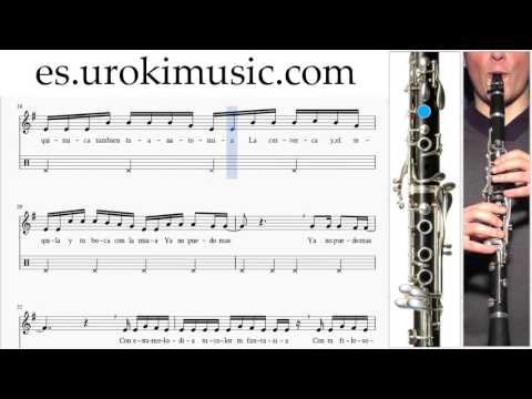 Como Tocar Clarinete Enrique Iglesias Bailando Clases Notas Musicales Tutorial Tablatura Maestro Esc