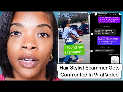 Hair Stylist Scammer Confronted In Viral Video
