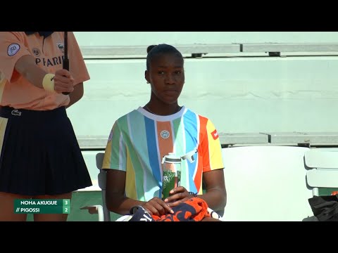Roland Garros Laura Pigossi 🇧🇷 vs Noma Noha Akugue  🇩🇪 WTA Tennis