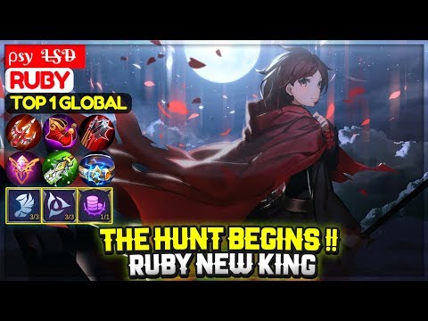 The Hunt Begins !! Ruby New King [ Top 1 Global Ruby ] ρsy  L̶S̶D̶ - Mobile Legends Video