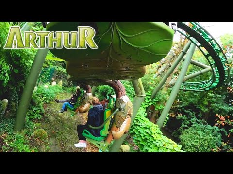 Video: Arthur The Ride 4K Front Seat POV - Europa Park — Europa-Park in Rust, Baden-Württemberg