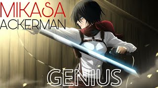 Mikasa Ackerman - Genius • AMV  Shingeki no Kyoj