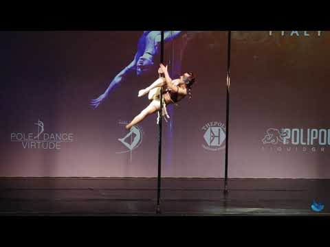 POLE ART ITALY 2020 LILLOU ROSIER JUNIORS 15-17 ADVANCED WINNER
