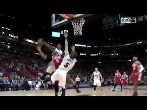 Hassan Whiteside Blocks Jahlil Okafor | Sixers vs Heat | 3.1.17 | 16-17 NBA Season