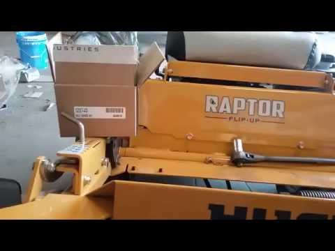 Hustler Flip-Up 48" and 54" belt guide update