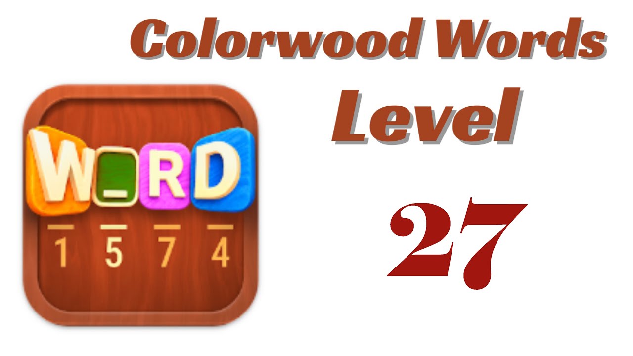 Colorwood Words level 27