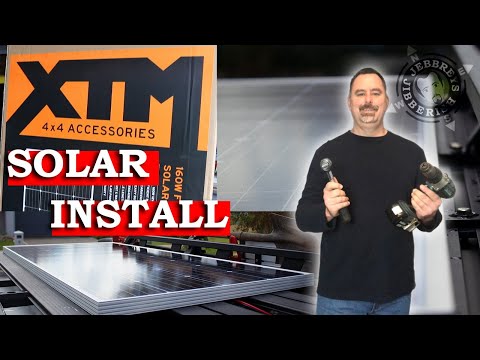 XTM 160w SOLAR PANEL Install and Review