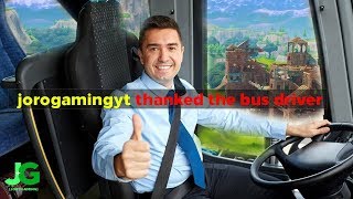 thanking the bus driver fortnite - how to thank the bus driver in fortnite xbox pc mobile ps4  how to thank the bus driver in fortnite xbox pc mobile ps4 - thanking the bus driver fortnite