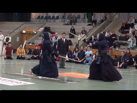 Schweizermeisterschaft Kendo 2016 - Finale Open - Kröbl vs Rothacher