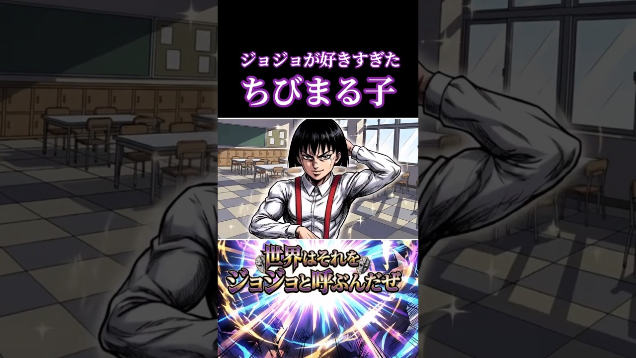 もしもちびまる子ちゃんがジョジョ化したら　#ちびまる子ちゃん #ジョジョ #スタンド