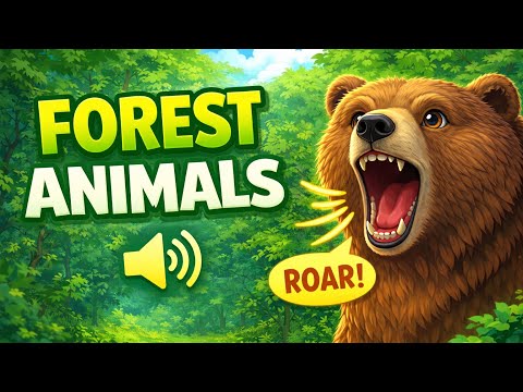 Learn Forest Animals With Names And Sounds