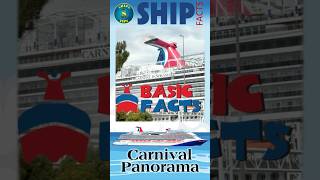 SHIP FACT: Carnival Panorama #8 [Basic Facts] #carnivalpanorama  #choosefun  #cruiseship #cruise