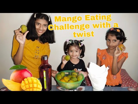 Mango Eating Challenge with a twist | Yummy Mango 🥭 | Pretty cutie Beauty