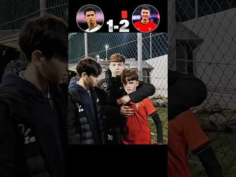 Bellingham Jr vs Ronaldo Jr 🔥🥹 Half 1st🤫 #football #shorts #footballshorts