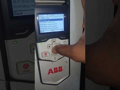 How to check motor details from ABB ACS 880 drive @techfact198@