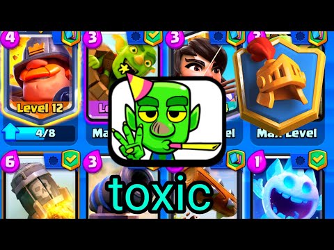playing this toxic log bait deck in clash royale