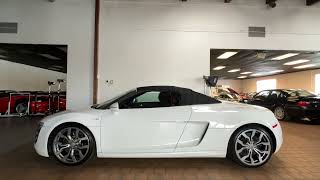 2011 Audi R8 V10 Spyder Top Operation