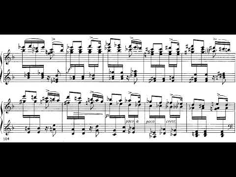 Pancho Vladigerov - Episodes for solo piano (complete), Op.36 (Score Video)