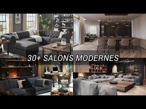 30+ idées de salons modernes 2021 | salon de luxe et...