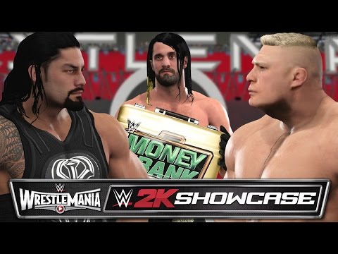 WWE 2K17 2K Showcase - ROLLINS CASHES IN AT WRESTLEMANIA 31 (Architect 2K Showcase Custom DLC)