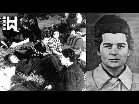 Execution of Female Nazi guard - She whipped old women & children & then killed them: Elsa Ehrich